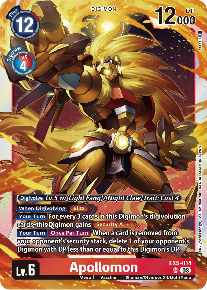Image for Apollomon [Animal Colosseum]