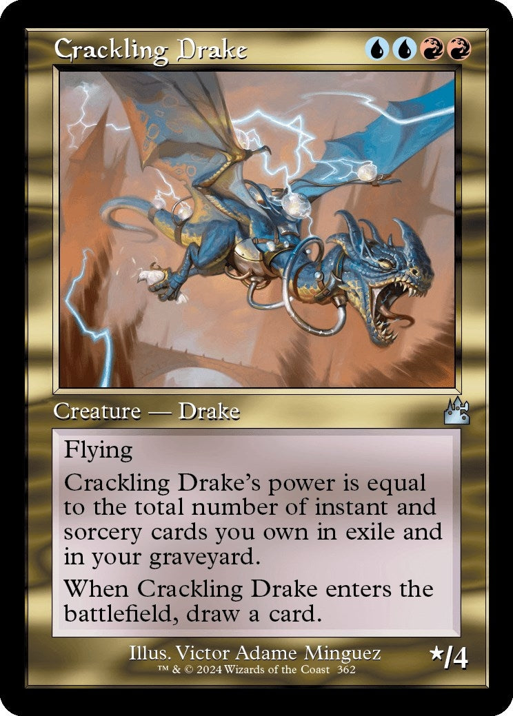 Crackling Drake Retro Frame (362) [RVR]