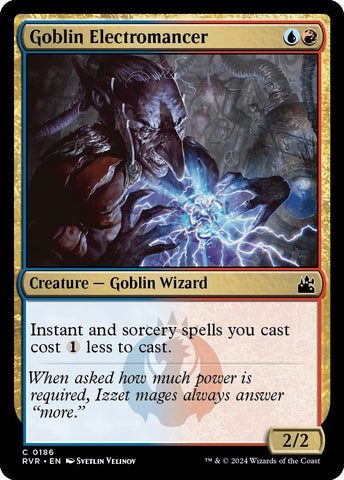 Goblin Electromancer [Ravnica Remastered]