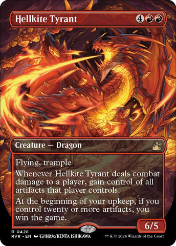 Hellkite Tyrant (Anime Borderless) [Ravnica Remastered]