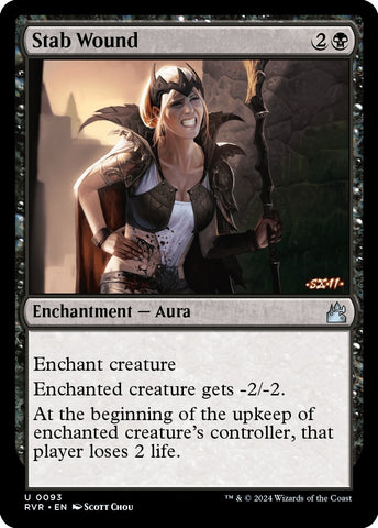 Stab Wound [Ravnica Remastered]