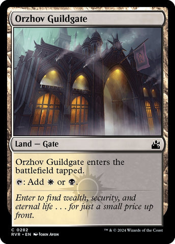 Orzhov Guildgate [Ravnica Remastered]