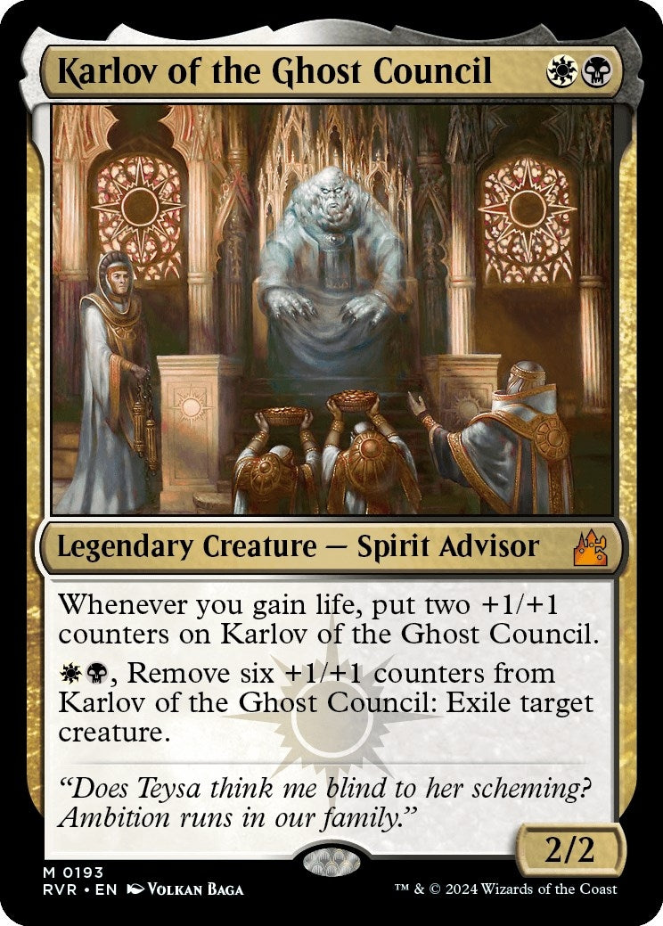 Karlov of the Ghost Council (193) [RVR]