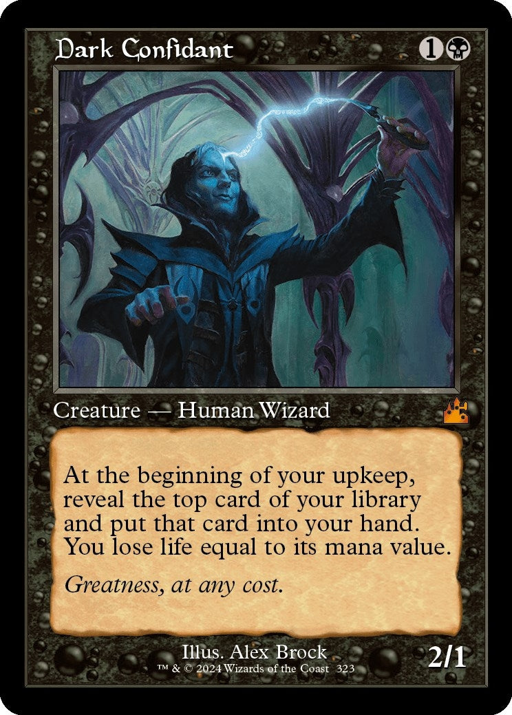 Dark Confidant Retro Frame (323) [RVR]