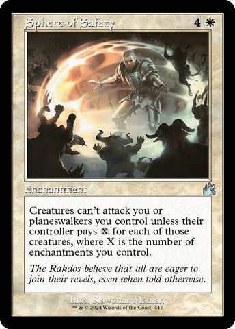 Sphere of Safety (Retro Frame) [Ravnica Remastered]