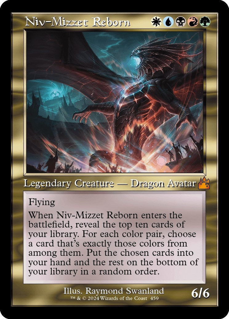 Niv Mizzet Reborn Retro Frame (459) [RVR]