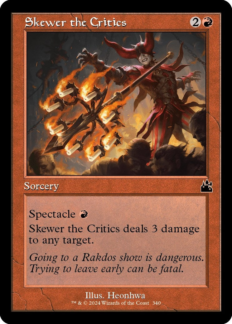Skewer the Critics Retro Frame (340) [RVR]