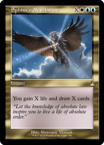 Sphinx's Revelation (Retro Frame) [Ravnica Remastered]