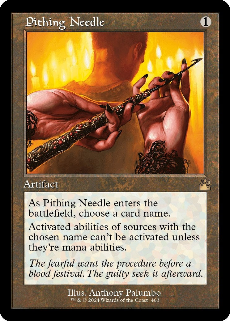 Pithing Needle Retro Frame (463) [RVR]