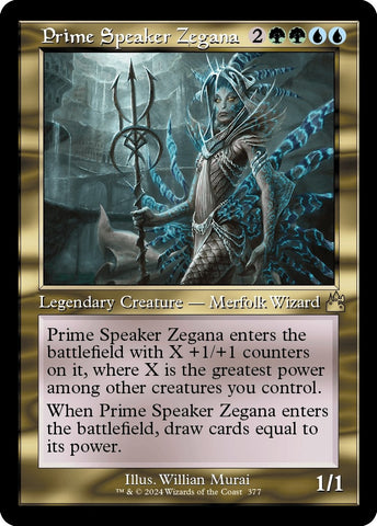 Prime Speaker Zegana (Retro Frame) [Ravnica Remastered]