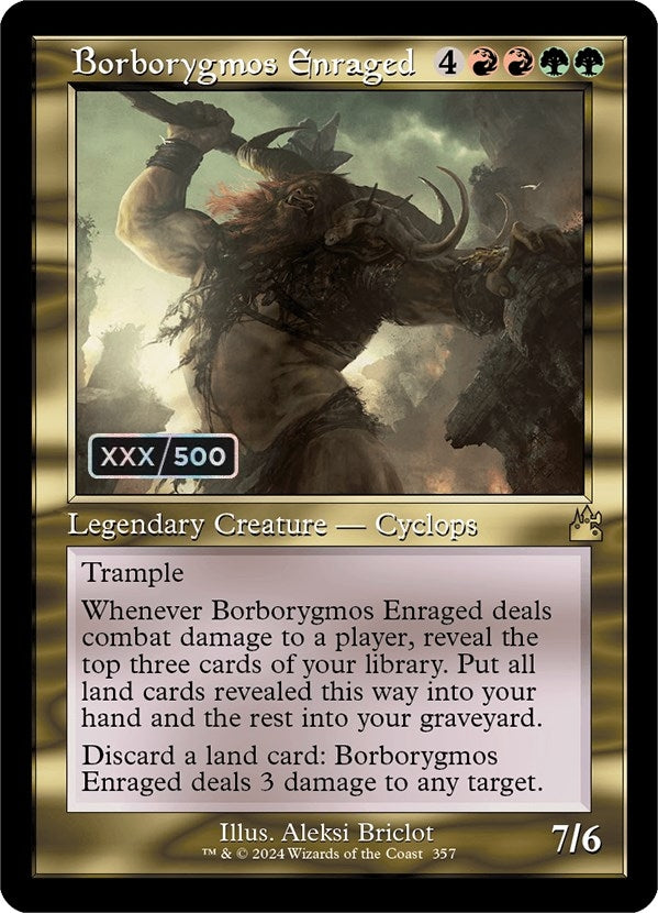 Borborygmos Enraged Retro Frame Serial Numbered (357) [RVR]