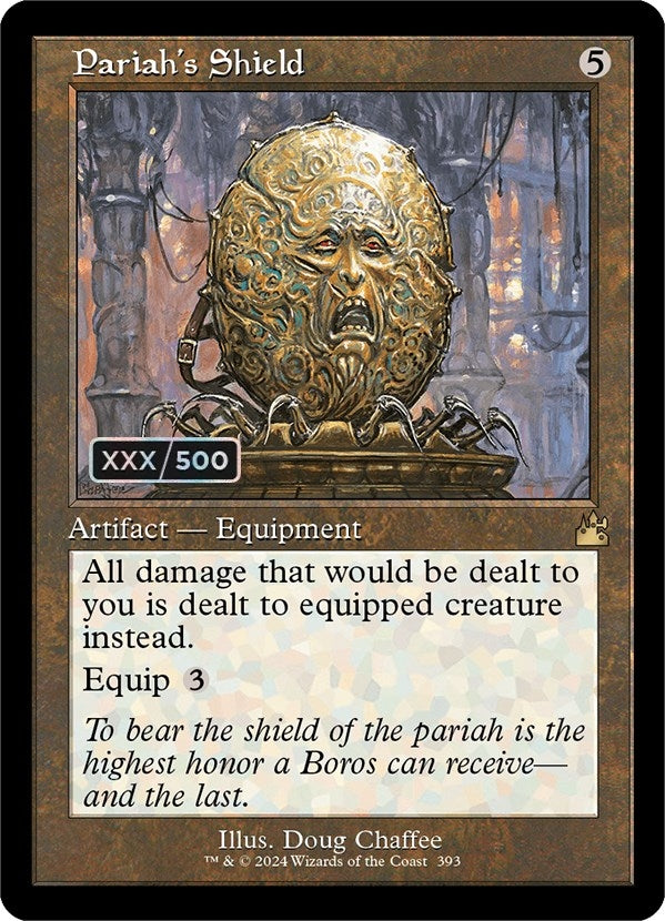 Pariahs Shield Retro Frame Serial Numbered (393) [RVR]
