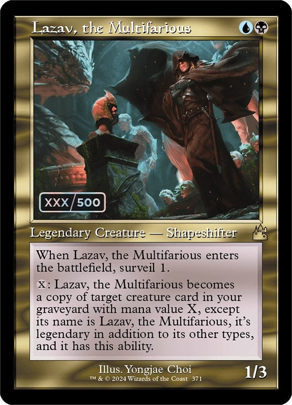 Lazav the Multifarious Retro Frame Serial Numbered (371) [RVR]