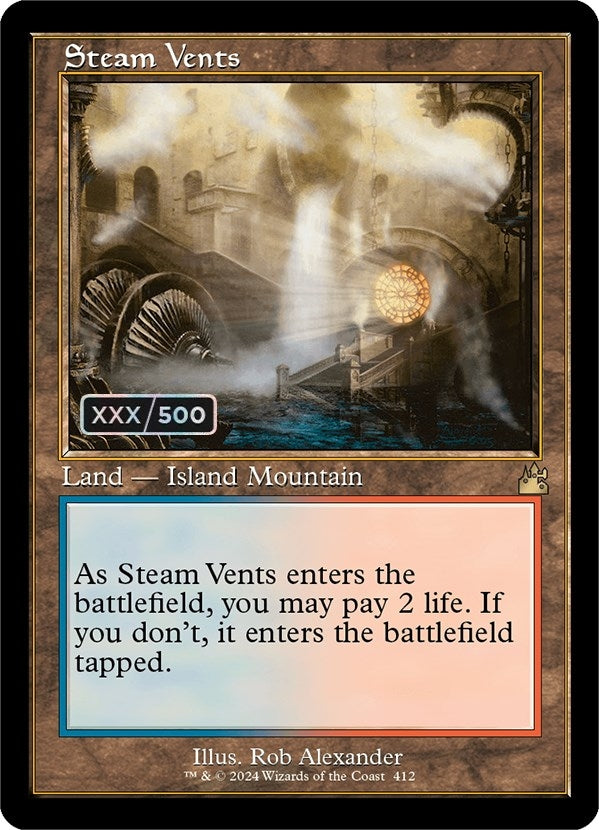 Steam Vents Retro Frame Serial Numbered (412) [RVR]