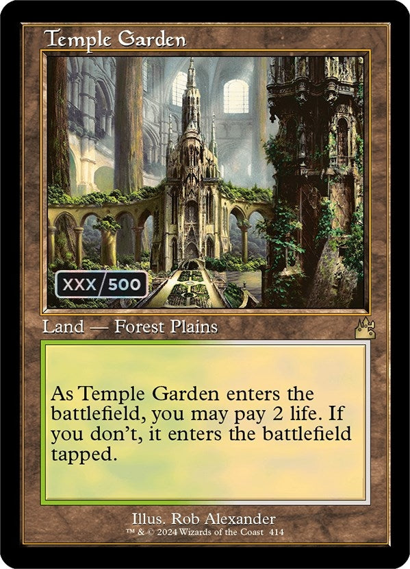 Image for Temple Garden (Retro Frame) (Serial Numbered) (414) [RVR]