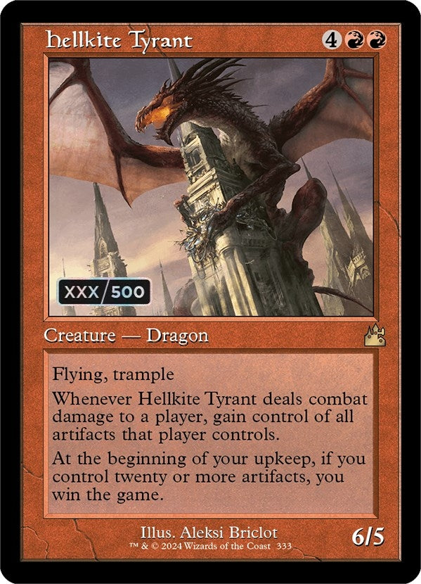 Hellkite Tyrant Retro Frame Serial Numbered (333) [RVR]
