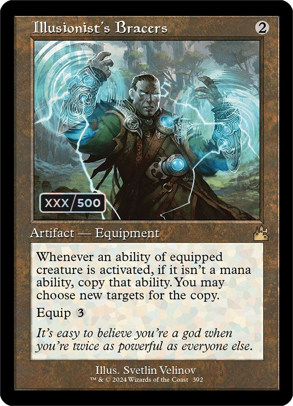 Illusionists Bracers Retro Frame Serial Numbered (392) [RVR]