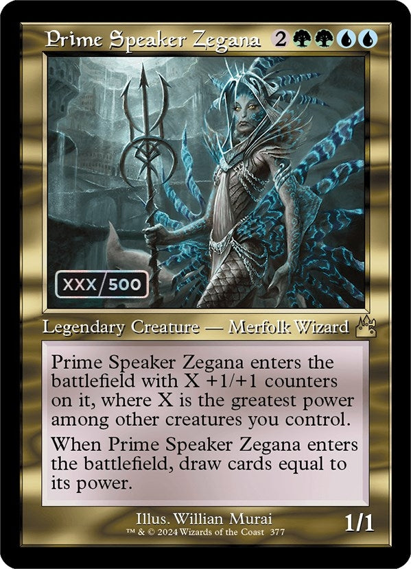 Prime Speaker Zegana Retro Frame Serial Numbered (377) [RVR]