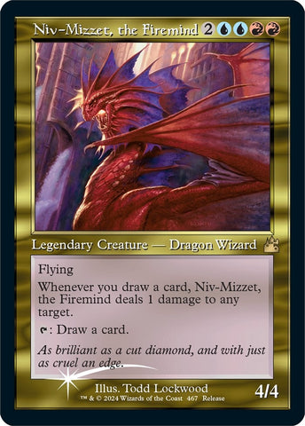 Niv-Mizzet, the Firemind (Retro Frame) [Ravnica Remastered]