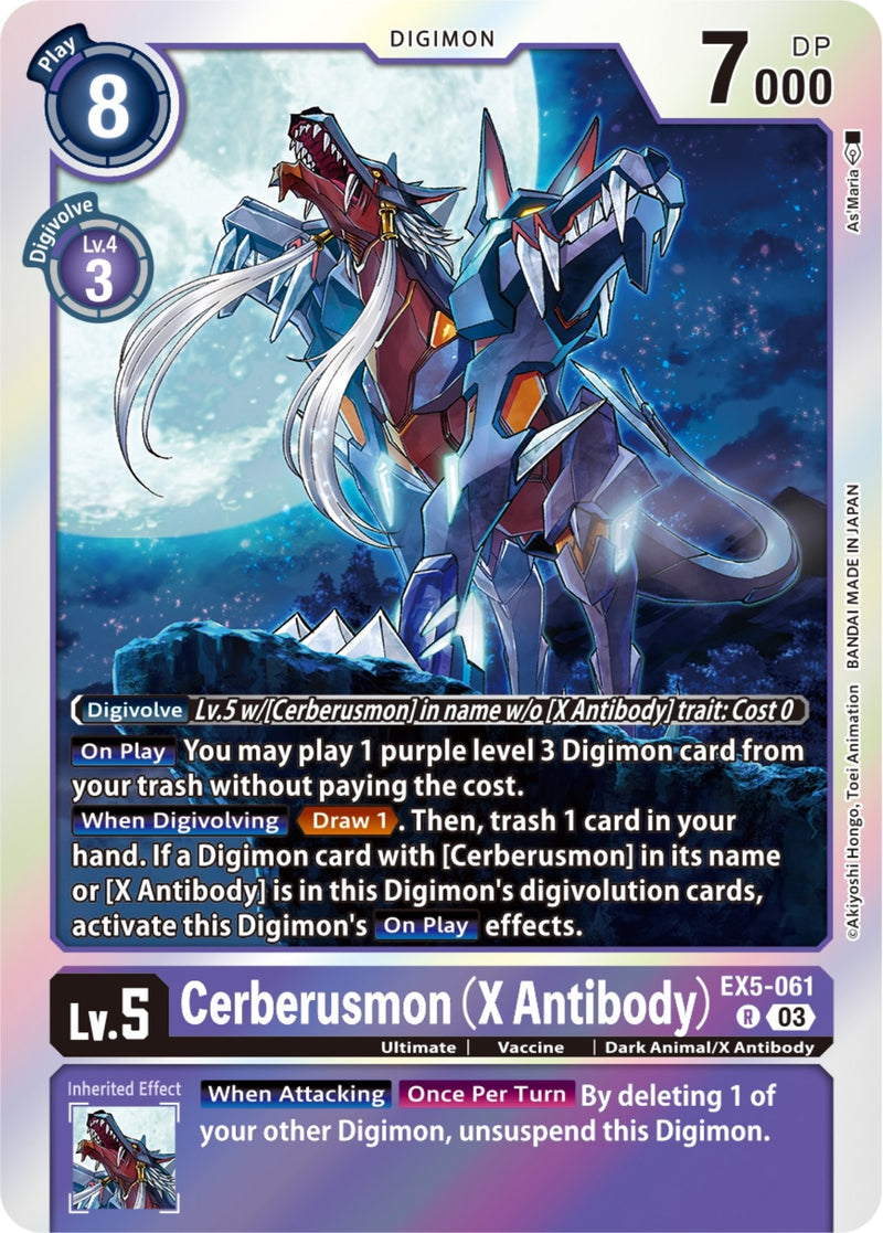 Image for Cerberusmon (X Antibody) [Animal Colosseum]