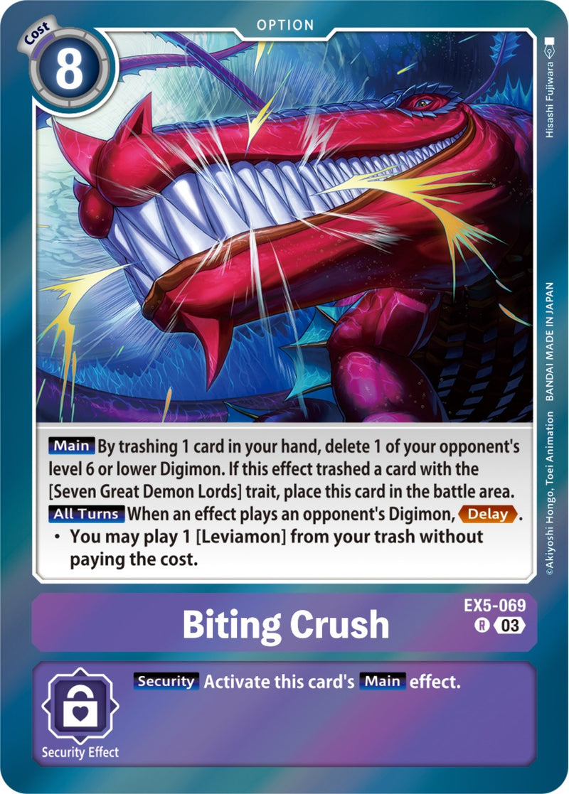 Image for Biting Crush [Animal Colosseum]