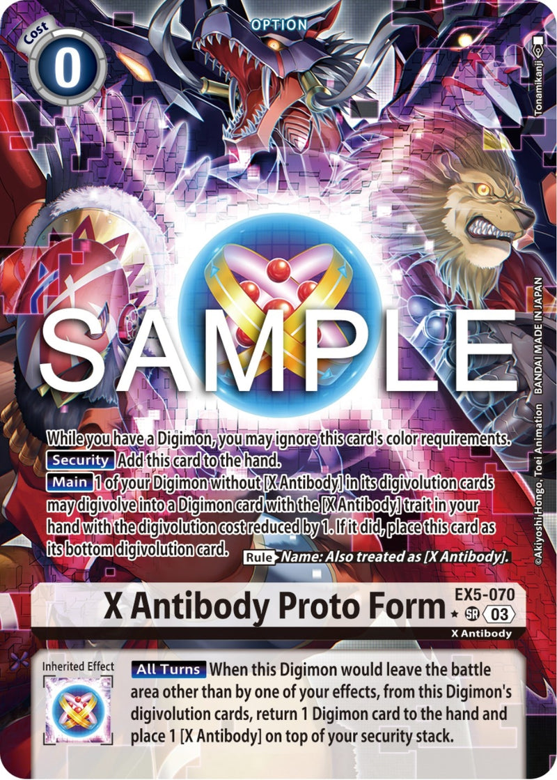Image for X Antibody Proto Form (Alternate Art) [Animal Colosseum]