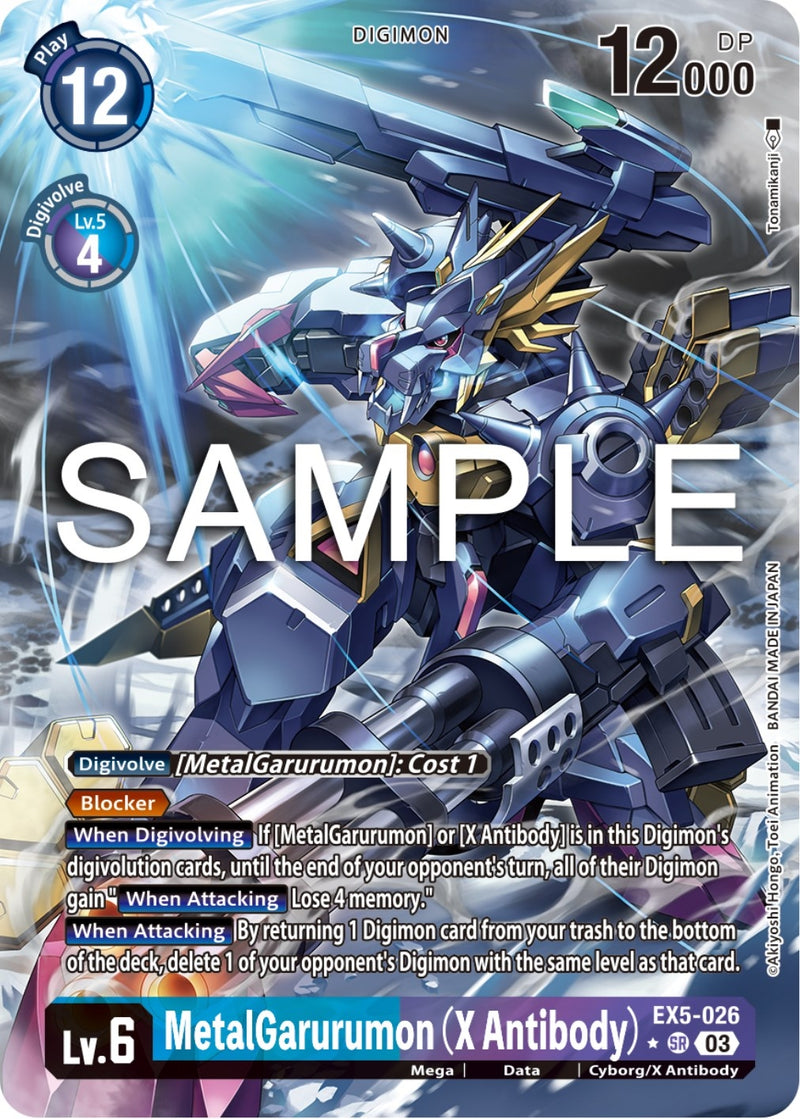 Image for MetalGarurumon (X Antibody) (1 Star Alternate Art) [Animal Colosseum]