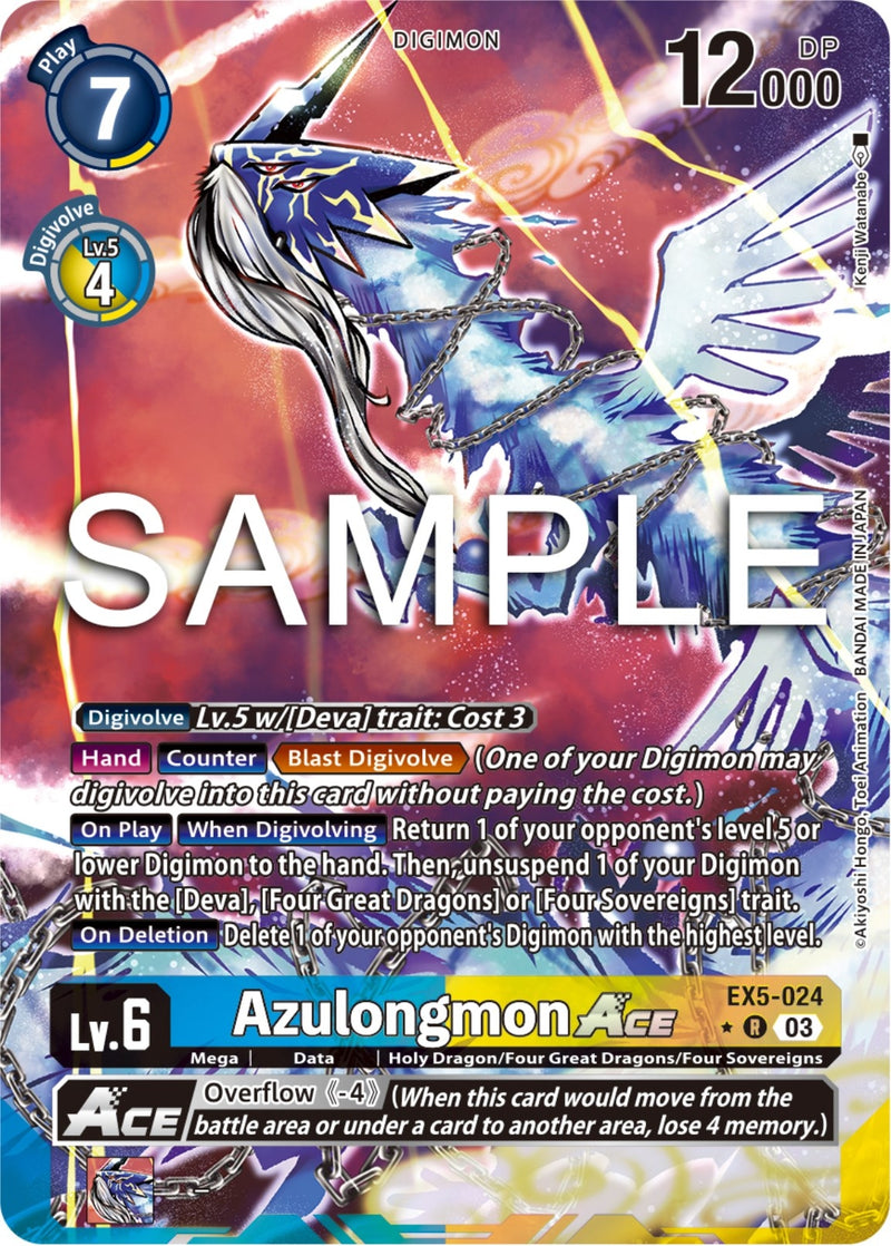 Image for Azulongmon ACE (Alternate Art) [Animal Colosseum]