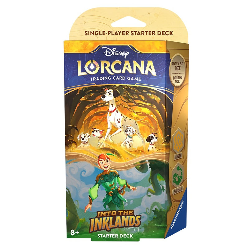 Disney Lorcana Into the Inklands Starter Deck Amber and Emerald () [3]