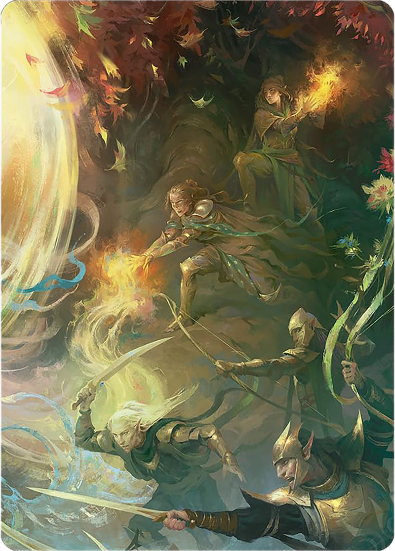 Rally the Galadhrim Art Card (9) [ASLTR]