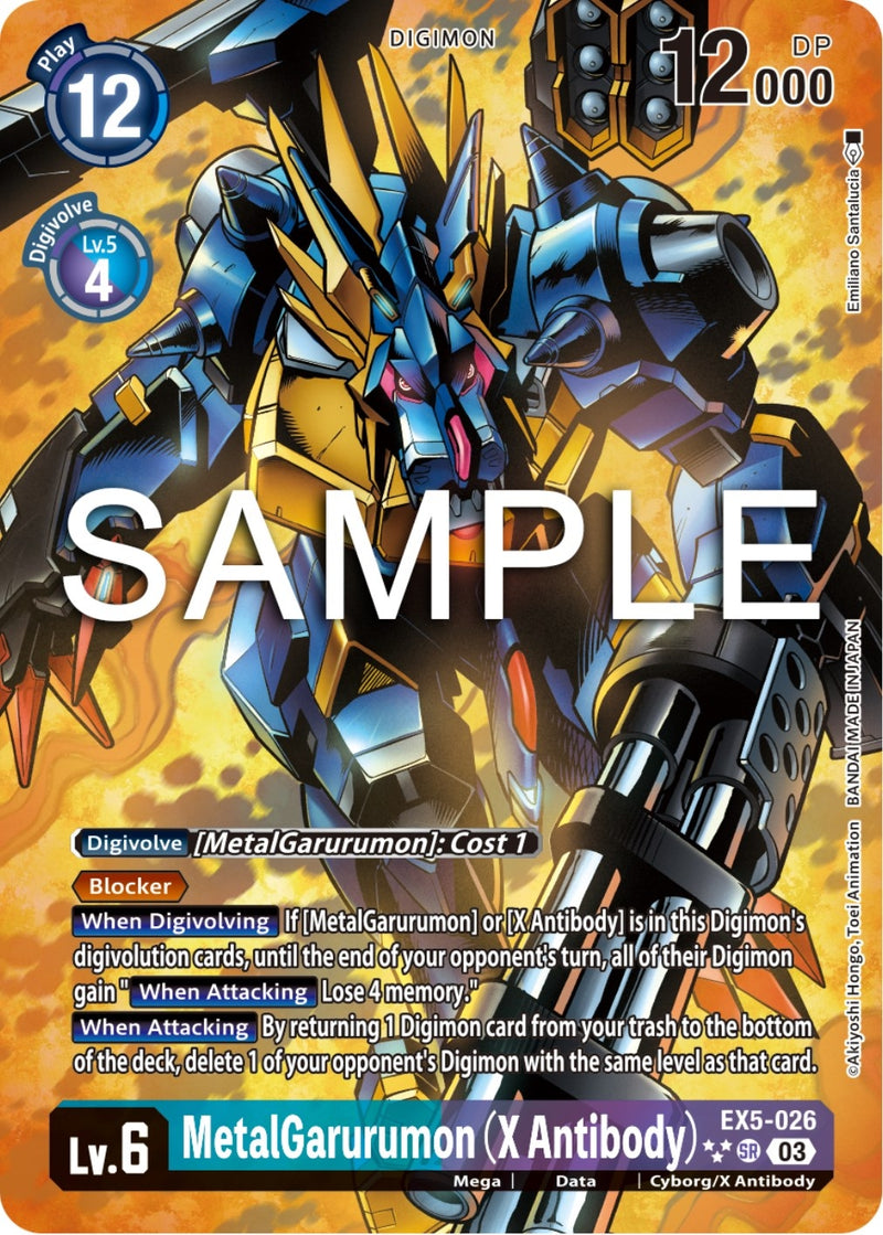 Image for MetalGarurumon (X Antibody) (3 Star Alternate Art) [Animal Colosseum]