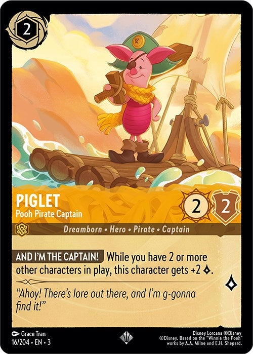 Piglet Pooh Pirate Captain (16/204) [3]