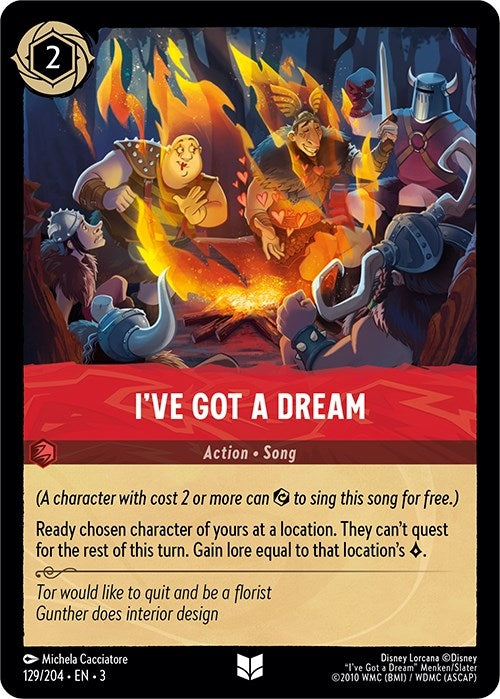 I've Got a Dream (129/204) [Into the Inklands]