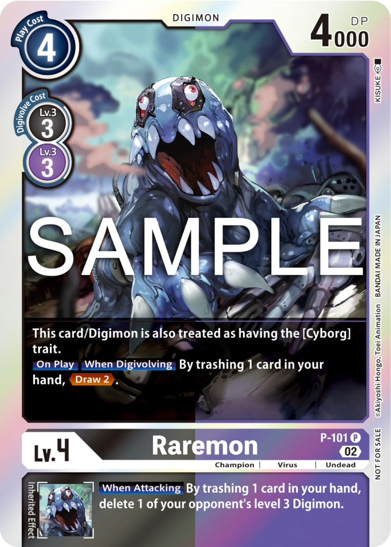 Image for Raremon - P-101 (Limited Card Pack Ver.2) [Digimon Promotion Cards]