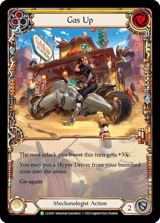 Image for Gas Up - LGS203 [Flesh and Blood: Promo Cards]