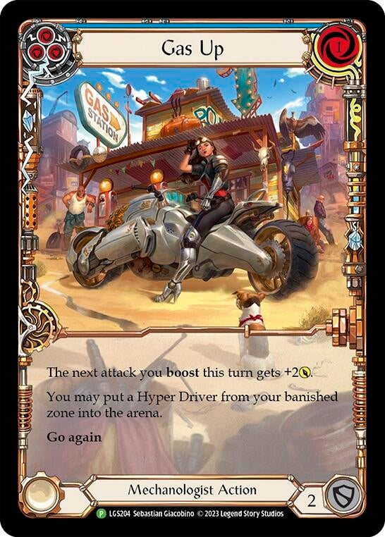 Image for Gas Up - LGS204 [Flesh and Blood: Promo Cards]