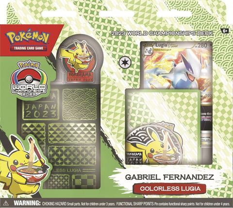 2023 World Championship Deck Gabriel Fernandez Colorless Lugia [WCD]