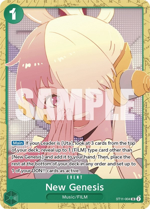New Genesis Starter Deck 11 Uta Deck Battle (ST11-004) [OP-PR]