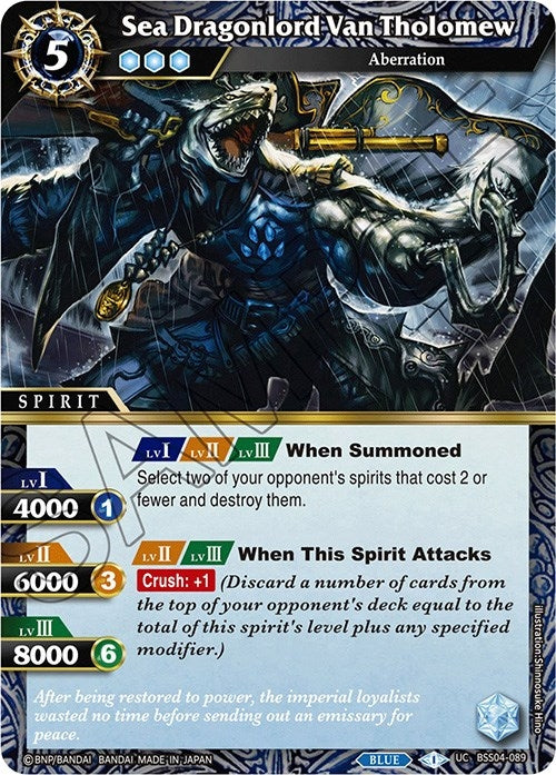 Sea Dragonlord Van Tholomew (BSS04-089) [BSS04]