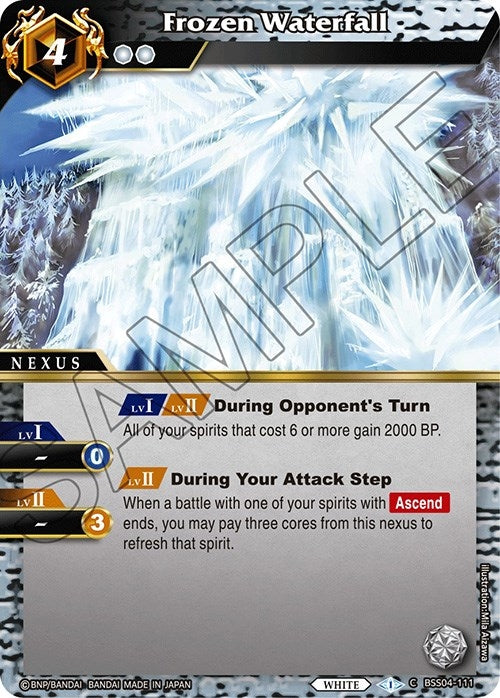 Frozen Waterfall (BSS04-111) [BSS04]