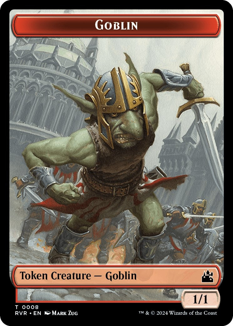 Goblin 0008 Bird Illusion Double Sided Token (8 // 5) [RVR]