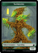 Saproling Wurm Double Sided Token (12 // 13) [RVR]