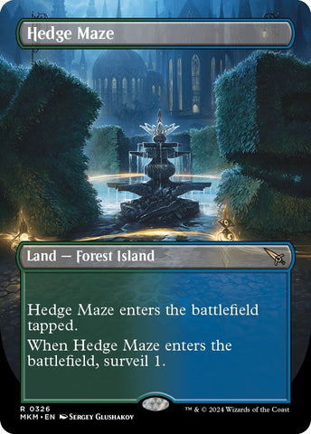 Hedge Maze Borderless (326) [MKM]