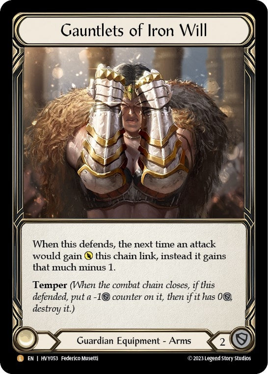 Image for Gauntlets of Iron Will [Heavy Hitters]