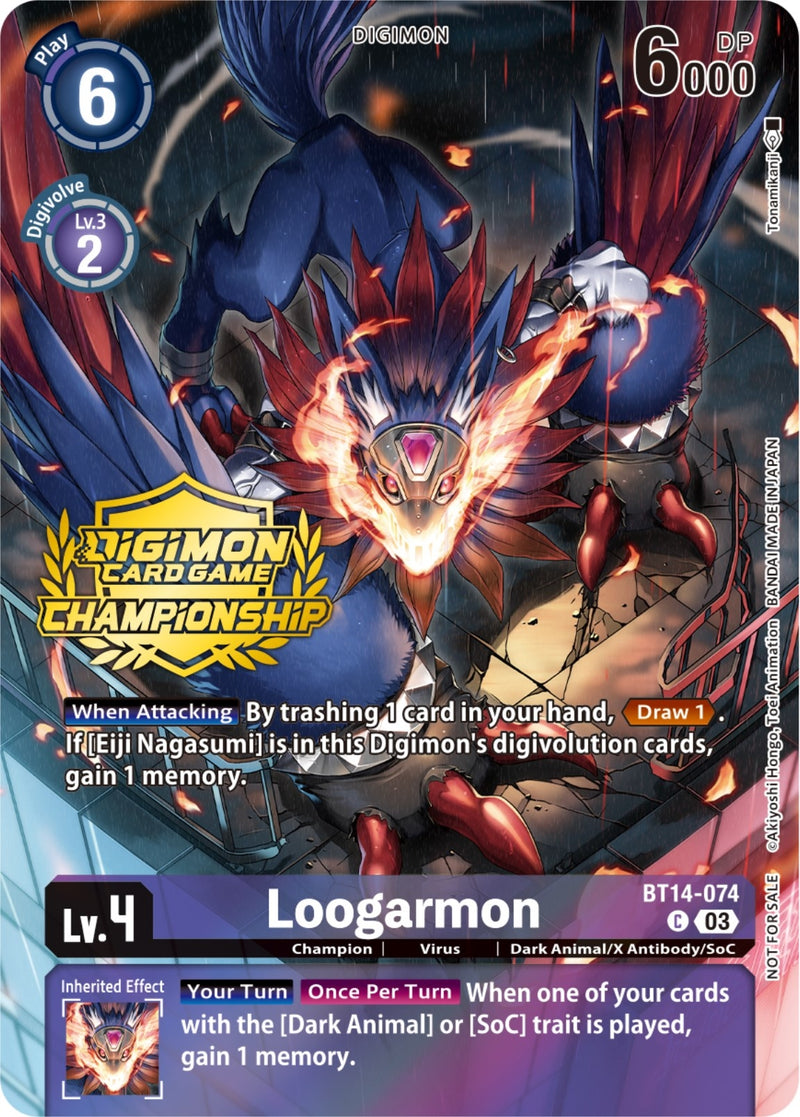 Image for Loogarmon (Championship 2023 Tamers Pack) [Blast Ace]