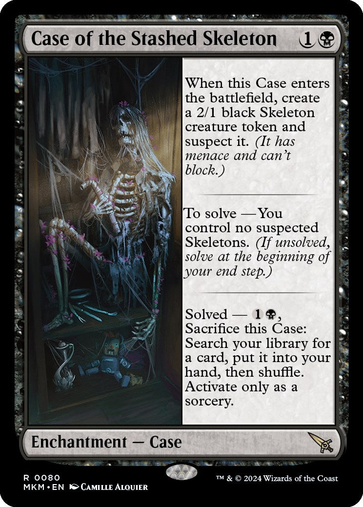 Case of the Stashed Skeleton (80) [MKM]