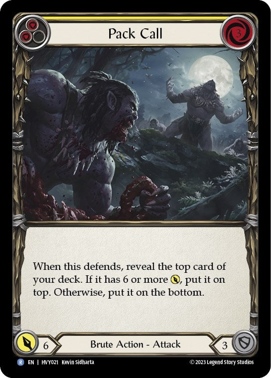 Image for Pack Call (Yellow) [Heavy Hitters]
