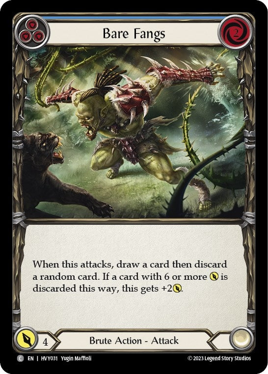 Image for Bare Fangs (Blue) [Heavy Hitters]