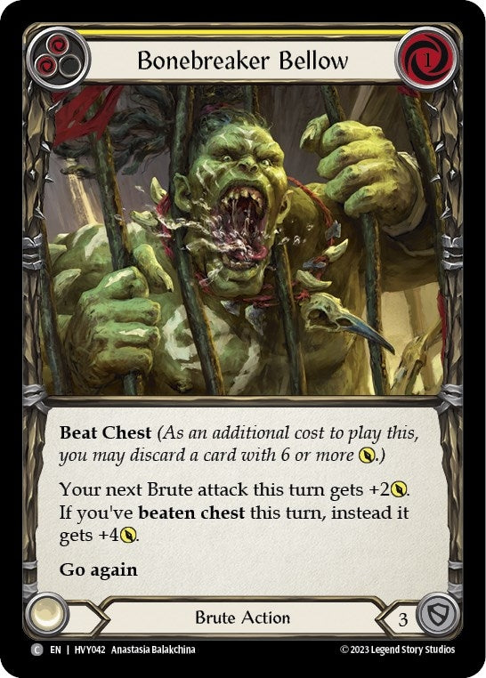 Image for Bonebreaker Bellow (Yellow) [Heavy Hitters]
