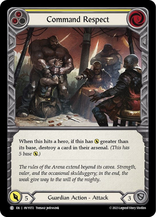 Image for Command Respect (Yellow) [Heavy Hitters]
